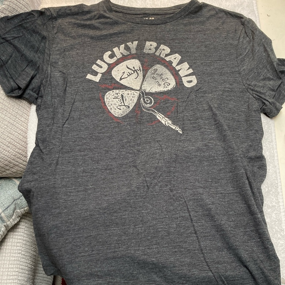 Lucky Brand Charcoal Graphic Tee
